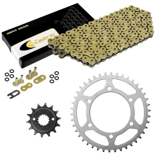 Gold O-Ring Drive Chain & Sprockets for Kawasaki Ex300 Ninja 300 Abs 2013-2016