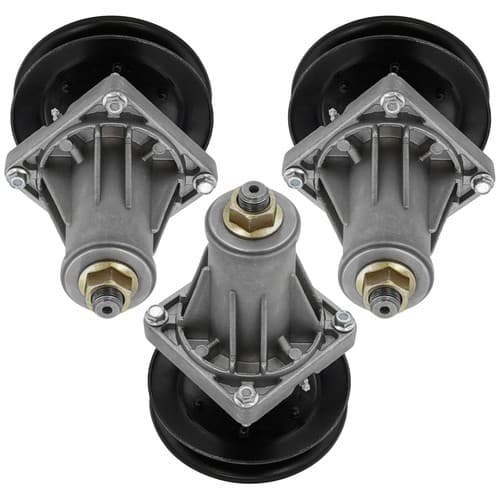 Spindle w/ Pulley for MTD Z8200 Z8400 54" / Troy-Bilt Mustang XP 54"  918-06993