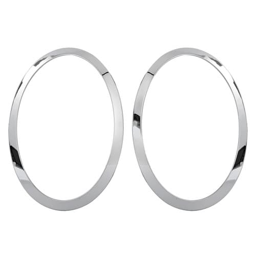 For Mini Cooper S F55 F56 F57 2014-2021 Chrome Headlight Ring Bezel Cover Trim