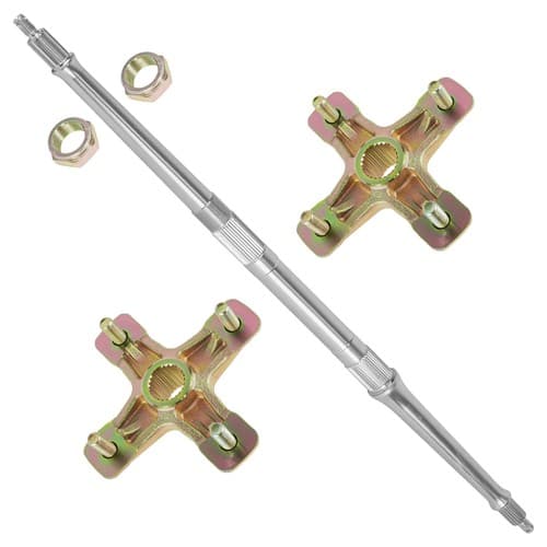 Rear Axle Shaft with Wheel Hub Nuts for Yamaha 38W-25381-10-00 1PE-F53K0-00-00