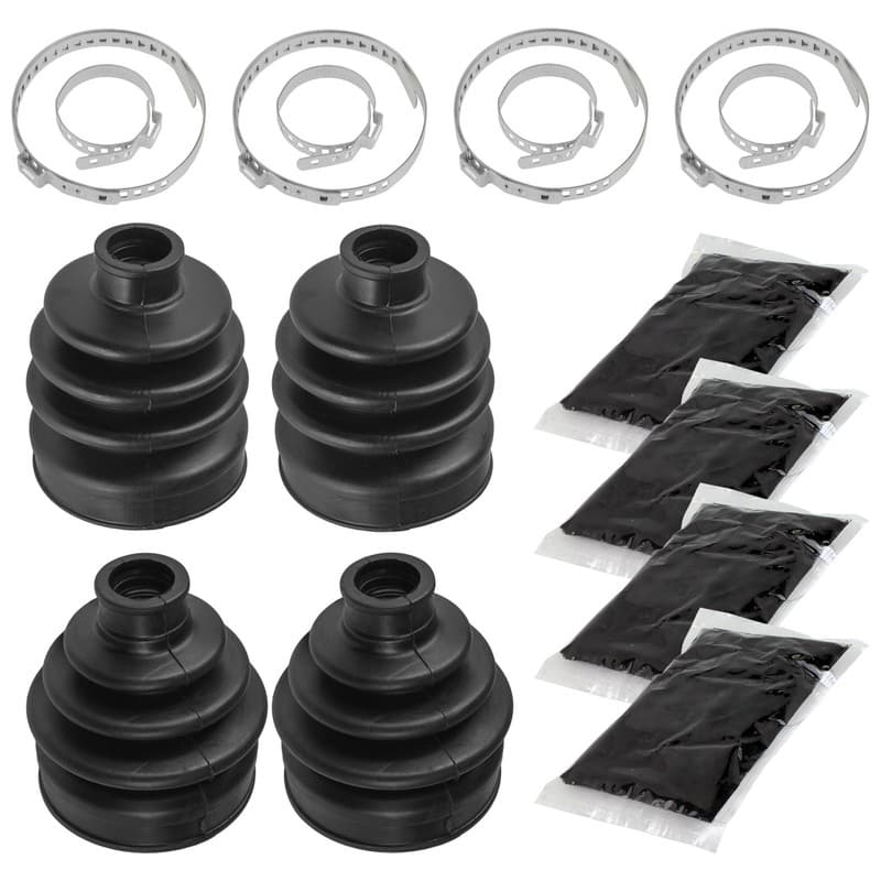 2 Front Axle Inner Outer CV Boot Kit for Kawasaki Mule 3010 KAF620 1993 01-08