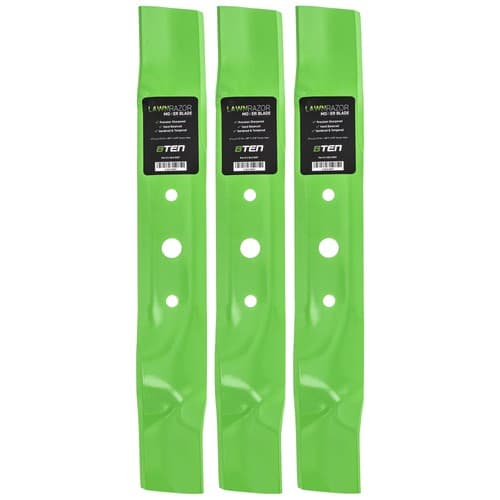 LawnRAZOR Blade Set for John Deere L120 L130 GX20250 GY20568 GX20819 3-Pack
