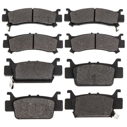 NICHE Brake Pad Kit for Honda Pioneer 1000 06451-HL4-A01 Complete Semi-Metallic