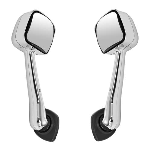 Left & Right Side Chrome Hood Mirrors For Freightliner Cascadia 2008-2017 Pair