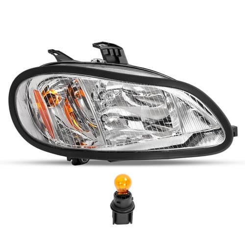 Passenger Side Chrome Headlights Headlamps RH For Freightliner M2 2003-2018