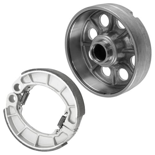 Rear Brake Drum And Shoes For Honda Rancher  Fourtrax 420 TRX420FM FE 2007-2024