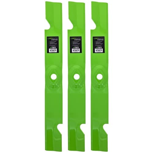 LawnRAZOR Blade For Exmark Lazer Z XS 72 Inch 109-6465 Notched High Lift 3 Pack