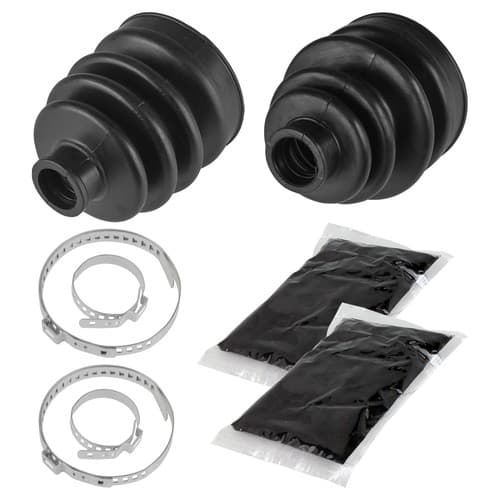 Front Axle Inner Outer CV Boot Kit for Yamaha Big Bear 350 YFM350FW 4X4 1987-97