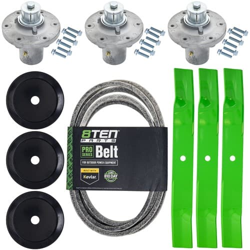 8TEN Blade Spindle Belt Kit for Simplicity Courier XT Snapper 360Z 5104045YP