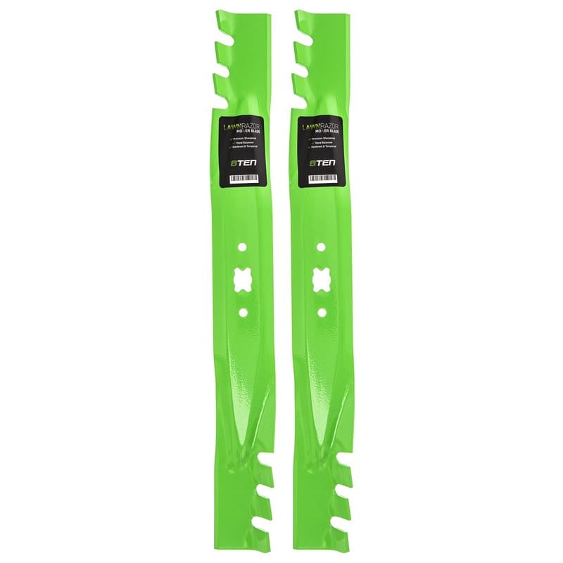 LawnRAZOR Toothed Blade for Cub Cadet SC500 SC100 SC300HW SC500Z CC46ES 2-Pack