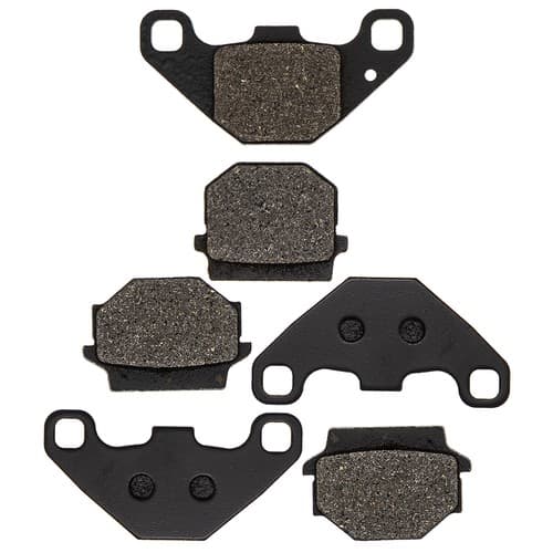 NICHE Brake Pad Kit for Yamaha Grizzly 300 1SC-F5805-00 Front Rear Semi-Metallic