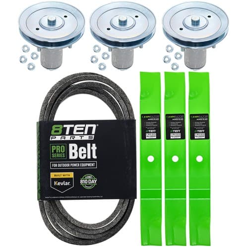 8TEN Blade Spindle Belt Kit for Ariens Gravely Edge 52-Inch Deck 04771200