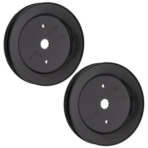 Deck Spindle Pulley Set for Husqvarna YTH2242A YTH18542 YTH1542C 2-Pack