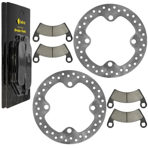 Front Brake Discs and Pads For Polaris RZR XP 1000 / RZR XP 4 1000 2014-2025
