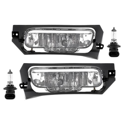 Pair Of Clear Lens Fog Light Lamp Set W/Bulb For Mercury Grand Marquis 2006-2011