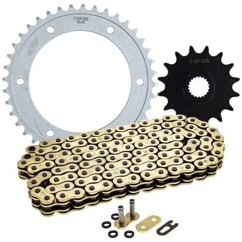 NICHE Sprocket Chain Set for BMW G310GS G310R 16/40 Tooth 520 X-Ring Front Rear