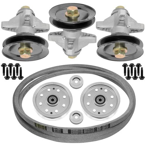 Spindle w/ Pulley & Belt for Cub Cadet SLT1554 54" 918-04129B 285-842 753-08171