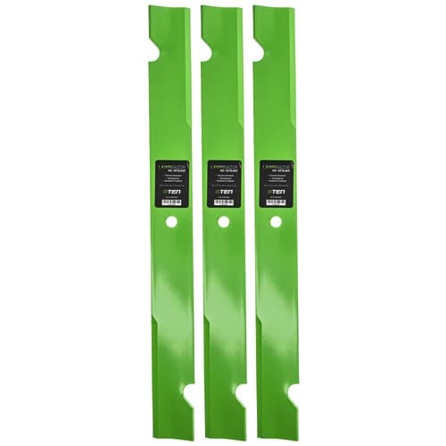 LawnRAZOR Notched High Lift Blade for Bobcat Cutter 100 48 ZT 5102227S 3-Pack