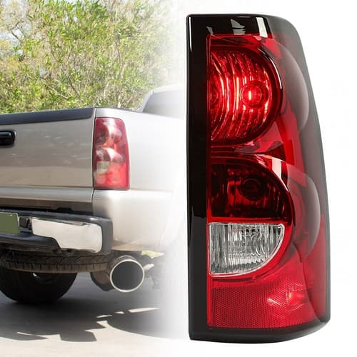 DOT Right Tail Light W/Bulb For Chevy Silverado 1500 2500 2003-2006  RH Taillamp