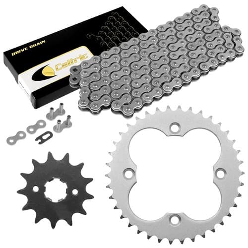 Drive Chain & Sprockets Kit for Honda TRX250R TRX250X Fourtrax 250 1987-1992
