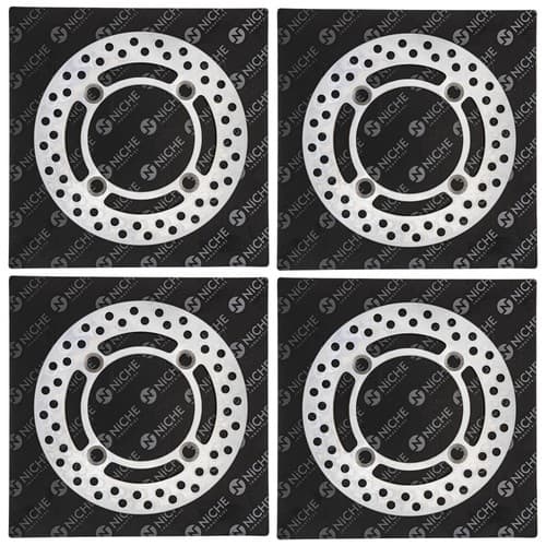 NICHE Front Rear Brake Rotor Set Polaris RZR 1000 900 Ranger 800 900 ATV 4 Pack