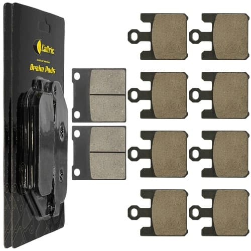 Caltric Front & Rear Brake Pads for Kawasaki ZX12R ZX-12R Ninja ZX1200 2004 2005