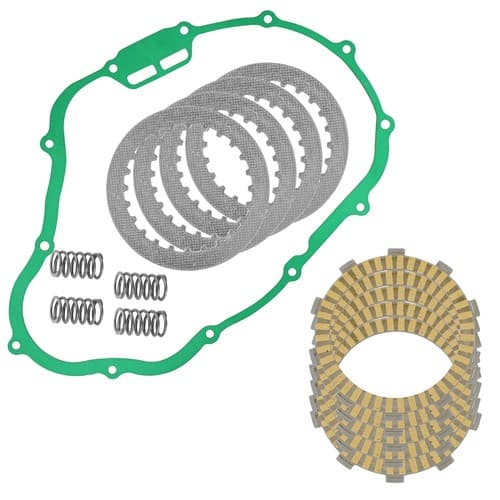 Clutch Friction Steel Plates and Gasket Kit for Honda Big Red ATC250ES 1986-1987