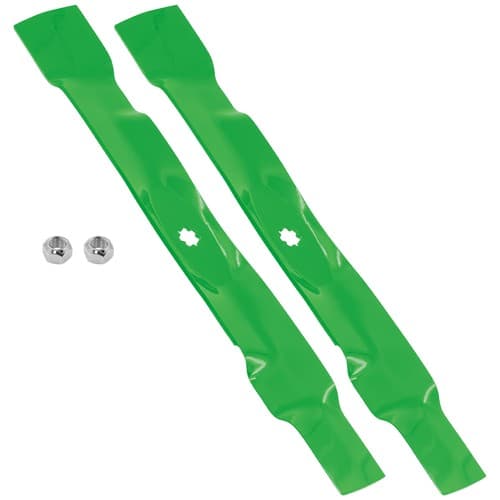42" Deck Mulching Blade & Nut For John Deere LA120 LA125 LA135 L108 L111 L118
