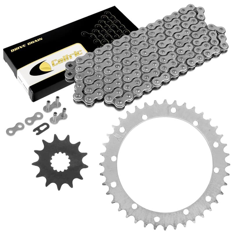 Drive Chain & Sprockets Kit for Yamaha Raptor 660 YFM660R 2001-2005 Steel