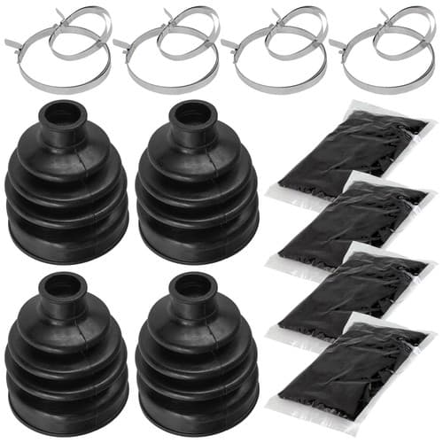 2 Rear Axle LH and RH Inner CV Boot Kit for Yamaha Kodiak 700 YFM700 2016-2020