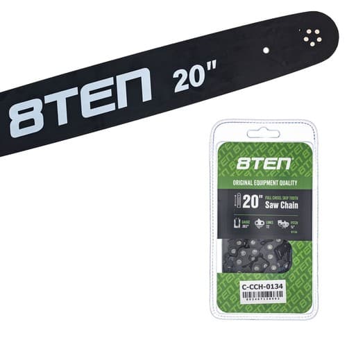 8TEN 20" Chainsaw Guide Bar & Chain .063 3/8 72DL for Stihl MS 660 440 460 250