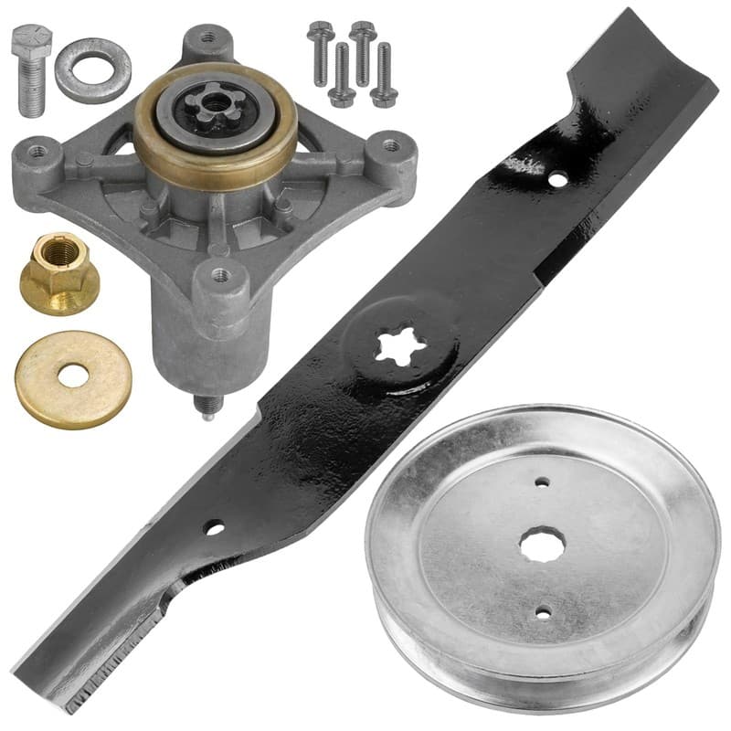 48" Deck Spindle & Pulley Blade for Electrolux/AYP LT2323 PB22H48YT PB24H48