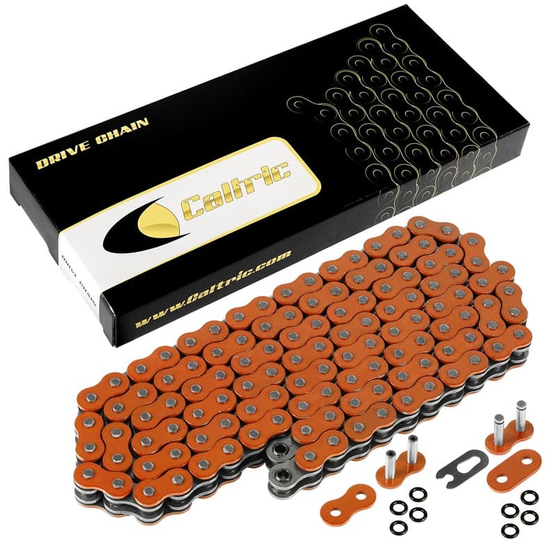 O-Ring Orange Drive Chain for Yamaha Raptor 250 YFM250R Special Edition 2008-13