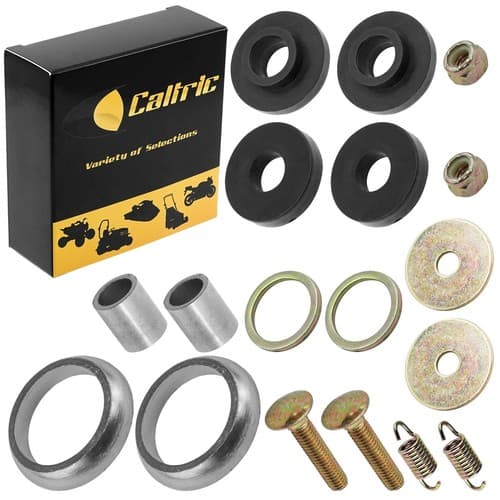 Exhaust Muffler Silencer Kit for Polaris Sportsman 700 4X4 2002-2007 W/Donuts