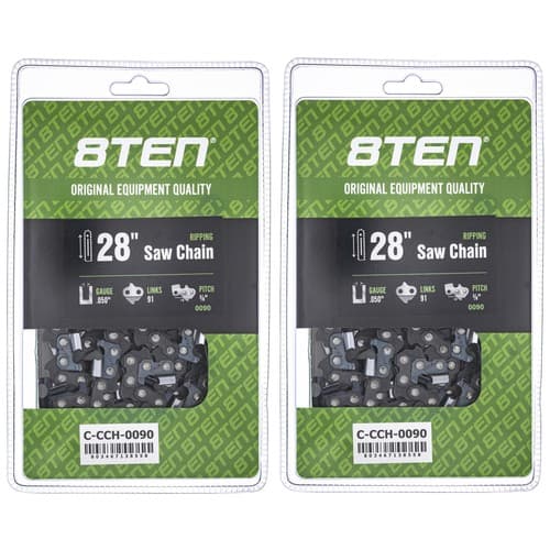 Ripping Chainsaw Chain 28 Inch .050 3/8 91DL for Stihl MS440 MS660 MS460 2 Pack