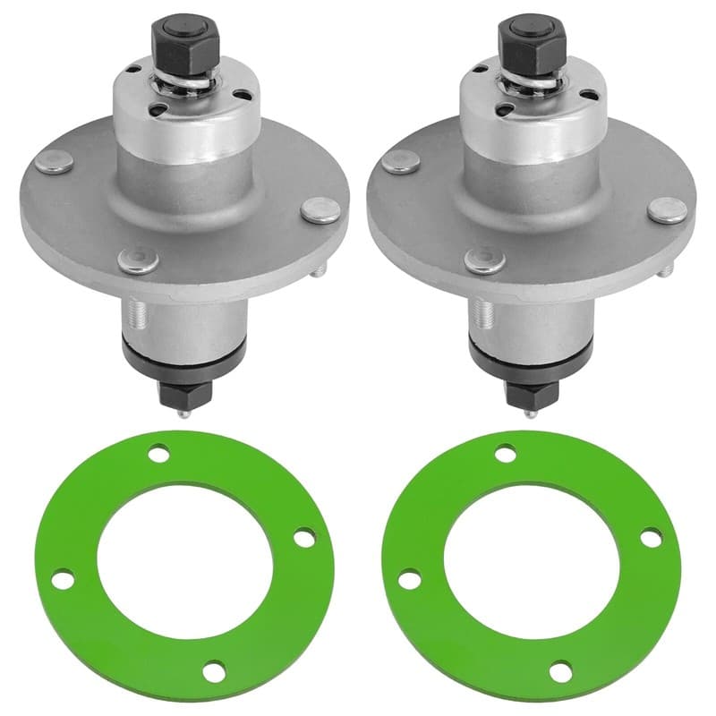 2 Caltric Spindle Assembly w/ Reinforcement Ring for John Deere Am136733 82-358