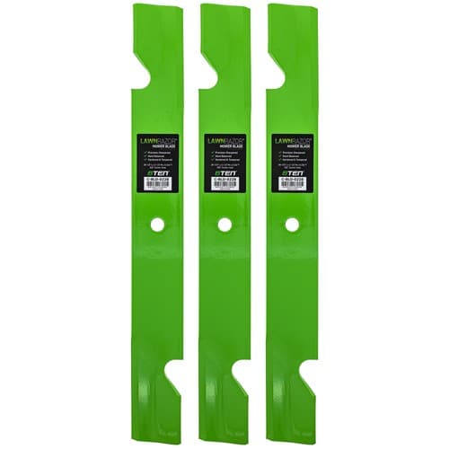 LawnRAZOR Blade for Exmark Toro 60 Inch 115-9649-03 Notched High Lift 3 Pack