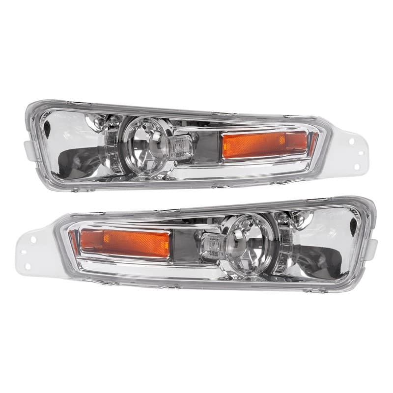 For Ford Mustang 2005-2009 Clear Front Bumper Turn Signal Light Parking Lamp