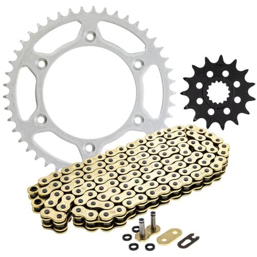 Sprocket Chain Set for KTM 450 400 EXC 525 MXC 15/45 Tooth 520 X-Ring Front Rear