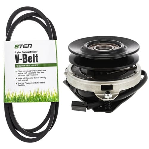 Electric PTO Clutch & Belt Kit for Husqvarna YTH180 YT180