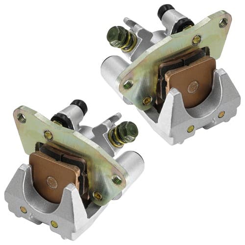 Caltric Front Brake Calipers w/ Pads For Yamaha Grizzly 600 YFM600FWA 1998-2002