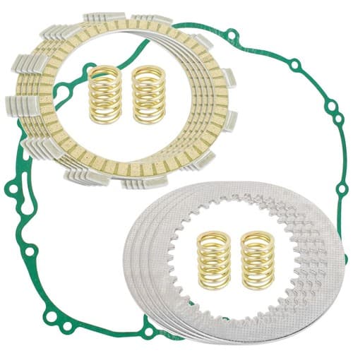 Clutch Friction Plates And Gasket Kit for Kawasaki Bayou 300 KLF300C 1989-2005