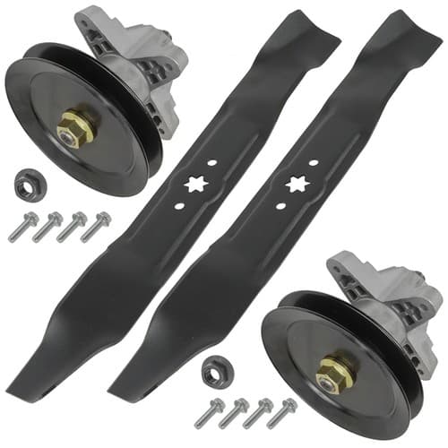Deck Spindle with Pulley & Blade For MTD Huskee MasterCut Gold Yard Machines 42"