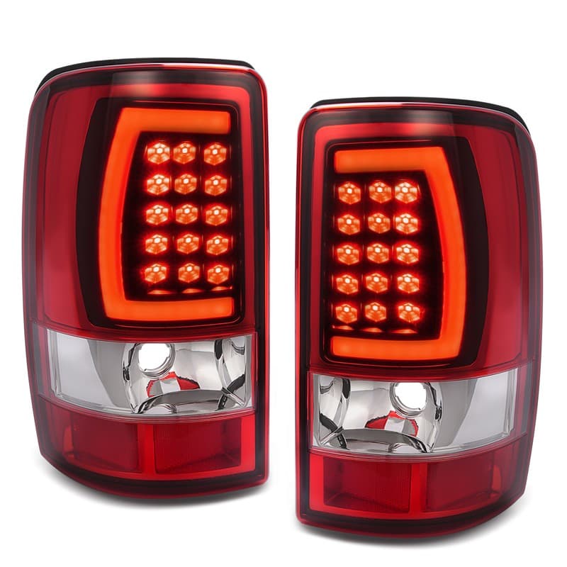 LED Tail Lights Lamps Left+Right For Chevy Suburban 1500 Tahoe Yukon 2000-2006
