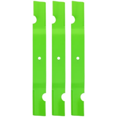 LawnRAZOR Blade for Grasshopper 6161 320245 61-Inch Notched High Lift 3 Pack