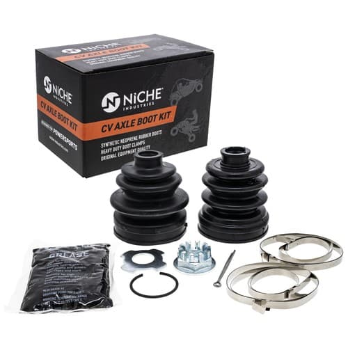 NICHE Rear CV Axle Boot Kit for Suzuki King Quad 700 450 64931-31GV0 64930-31G03
