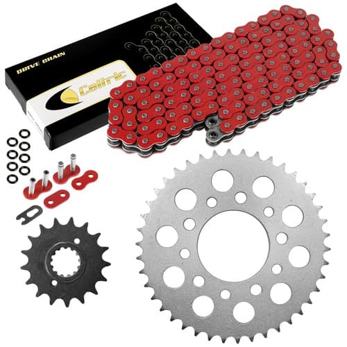 Red O-Ring Drive Chain & Sprockets Kit for Honda CBR1000F Hurricane 1989-1995