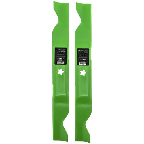 LawnRAZOR Notched High Lift Blade Set for Poulan Pro PB195H46YT PP20VA46 2-Pack
