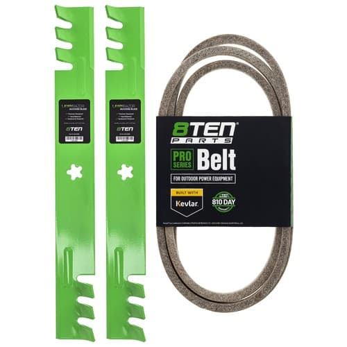 8TEN Blade Belt Kit for Husqvarna YTH1542 YTH18542 42-Inch 532138971 532174883