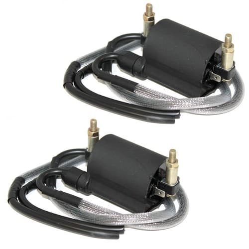 Front & Rear Ignition Coils for Kawasaki VN1500 Vulcan 1500 Nomad 1999-2001